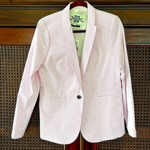 NWTs J. Crew Seersucker Jacket